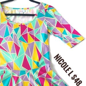 L lularoe nicole Dress